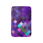 Pixelated Pattern - Purple Badematte (Vorderseite Vertikal)