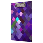 Pixelated Pattern - Purple Klemmbrett (Links)