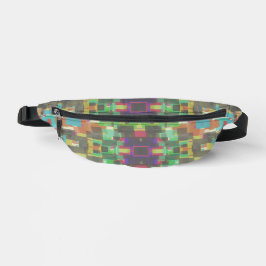 Pixelated Patterned Beyond Colors Of The Rainbow Bauchtasche