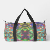 Pixelated Patterned Beyond Colors Of The Rainbow Duffle Bag (Vorderseite)