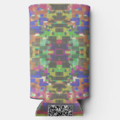 Pixelated Patterned Beyond Colors Of The Rainbow Selters Dosenkühler (Rückseite)