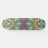 Pixelated Patterned Beyond Colors Of The Rainbow Skateboard (Horizontal)