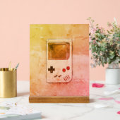 Pixelated Playground: Game Boy Tribute Acrylschild (Hochzeit)