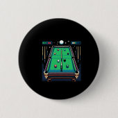Pixelated Pot 8-Bit Billiards Button (Vorderseite)