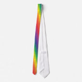 Pixelated Regenbogen - Krawatte (Rückseite)