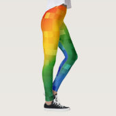 Pixelated Regenbogen Leggings (Rechts)