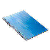 Pixelated Sky Spiral Notebook Notizblock (Rechte Seite)