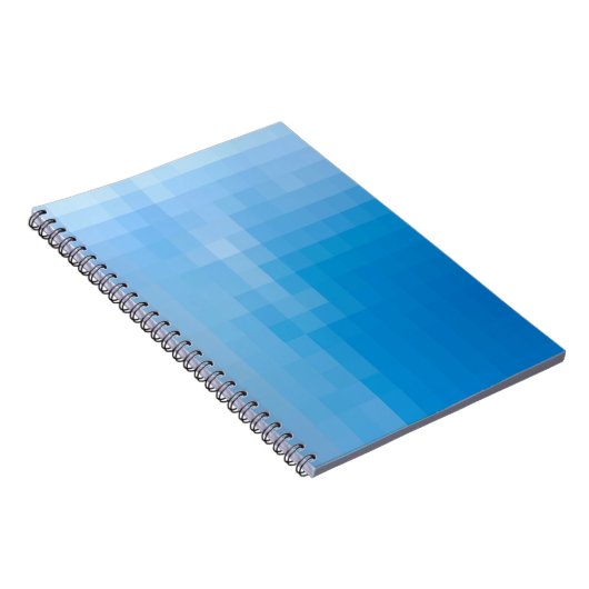 Pixelated Sky Spiral Notebook Notizblock (Rechte Seite)