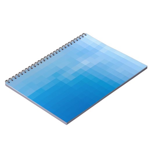 Pixelated Sky Spiral Notebook Notizblock (Linke Seite)