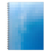 Pixelated Sky Spiral Notebook Notizblock (Vorderseite)