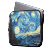Pixelated Starry Night von Van Gogh Laptopschutzhülle (Vorderseite Links)