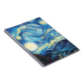Pixelated Starry Night von Van Gogh Notizblock (Rechte Seite)