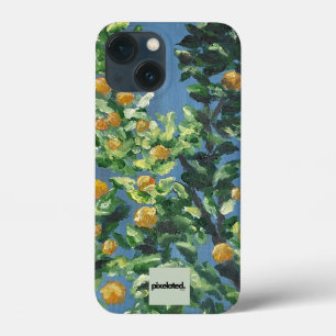 PixelatedDino Citrus Tree Oil Painting iPhone Case