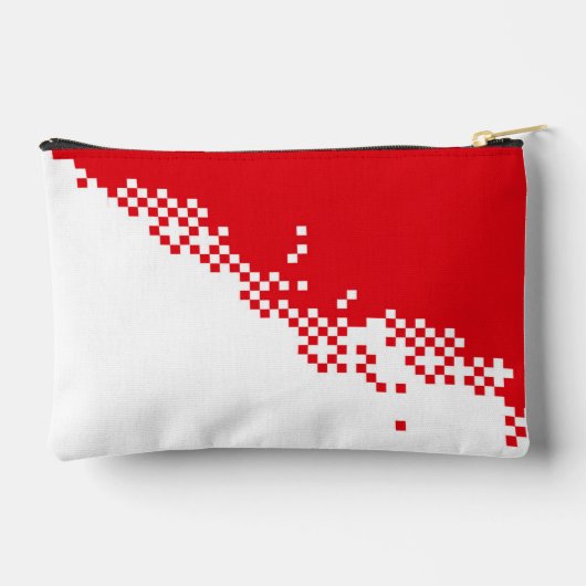 Pixelation 8Bit Fans Zubehörtasche (Rückseite)