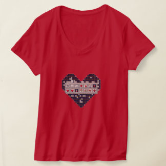 Pixelbasierte Liebe T-Shirt