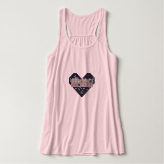 Pixelbasierte Liebe Tank Top