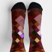 Pixelbraune Socken (Oben)