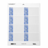 Pixeled Sky Shipping Label (Vorne)