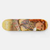 Pixeleye - Katy Gold Skateboard Deck (Horizontal)
