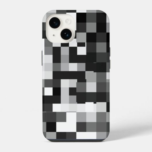 Pixelfarbmuster iPhone Hülle (Rückseite)