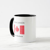 Pixelflagge bei Kanada Tasse (Vorderseite Links)