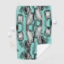 pixelförmige Linien, die abstrakte Quadrate bilden