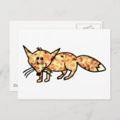Pixelfox Postkarte (Vorne/Hinten)