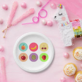 Pixelfrucht Pappteller (Party)