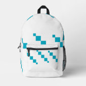 Pixelgeometrischer Rucksack (Vorderseite)
