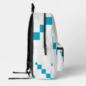Pixelgeometrischer Rucksack (Links)