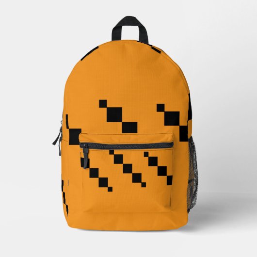 Pixelgeometrischer Rucksack (Vorderseite)