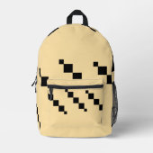 Pixelgeometrischer Rucksack (Vorderseite)