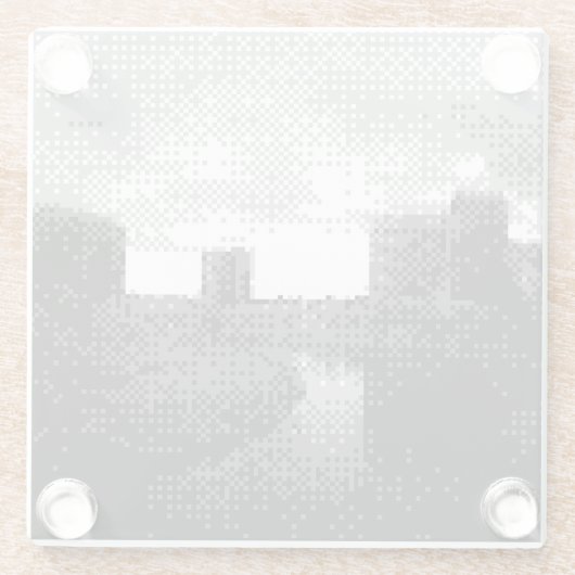 Pixelgrafik Glasuntersetzer (Rückseite)