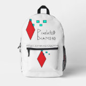 pixeliger Rucksack (Vorderseite)
