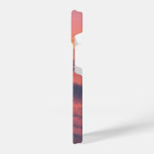 pixeliger Sonnenuntergang iPhone Hülle (Linke Seite)