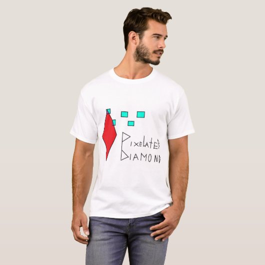 pixeliger T - Shirt (Vorne ganz)