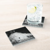 pixeliger Untersetzer (Schrägansicht)