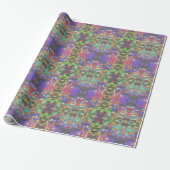 Pixeliges gemustertes jenseits der Farben des Rege Geschenkpapier (Ungerollt)