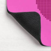 Pixeliges Herz Mousepad (Ecke)