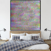 Pixeliges mathematisches Muster  Leinwanddruck (Insitu (Schlafzimmer))
