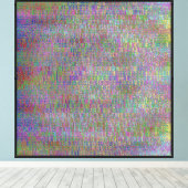 Pixeliges mathematisches Muster  Leinwanddruck (Insitu (Holzboden))