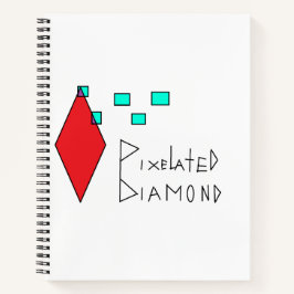pixeliges Notebook Notizblock