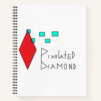 pixeliges Notebook Notizblock