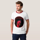 Pixelized Rooster Chinese New Year 2017 Men T T-Shirt (Vorne ganz)