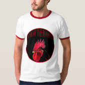 Pixelized Rooster Chinese New Year 2017 Men T T-Shirt (Vorderseite)