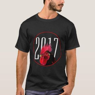 Pixelized Rooster Chinese New Year 2017 T-Shirt
