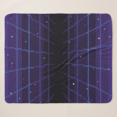 Pixelkunst des 80er Retro-Sci-Fi-Hintergrundes. Pi Sherpadecke (Vorderseite (Horizontal))