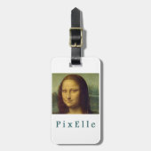 Pixelle Gepäckanhänger (Vorderseite vertikal)
