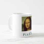 Pixelle Kaffeetasse (Vorderseite Links)