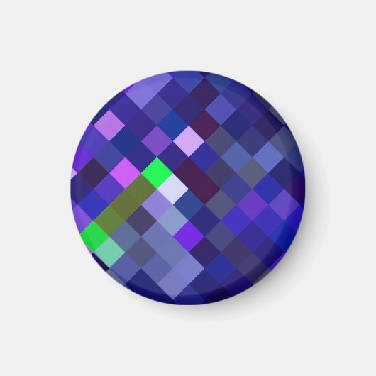 Pixelmuster - Indidigo Magnet (Vorne)